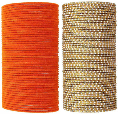 Guddan Metal Gold-plated Bangle Set(Pack of 96)