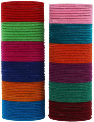 DONERIA Metal Bangle Set(Pack of 10)
