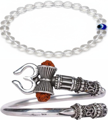 IKONKARR Brass, Stone, Crystal Bracelet(Pack of 2)