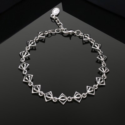 Estele Alloy Rhodium Bracelet