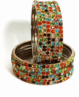 Suhana collection Alloy Silver Coated Bangle(Pack of 12)