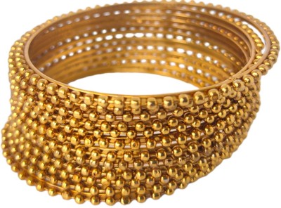 V FASHION JEWELLERY Alloy Gold-plated Bangle Set(Pack of 24)