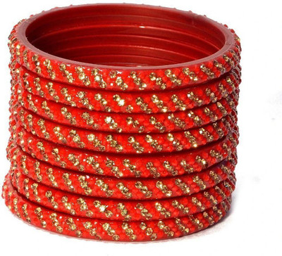 OJHA Glass Bangle Set(Pack of 8)
