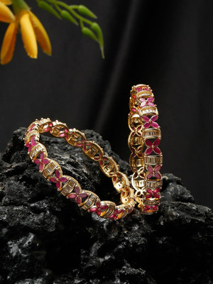 ANOUK Alloy Gold-plated Bangle Set(Pack of 2)