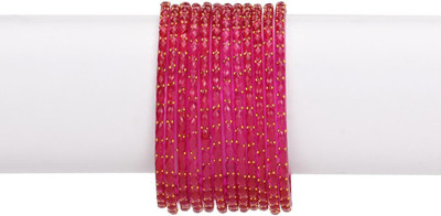 1st Time Glass Beads Bangle(Pack of 10)