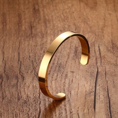 Thrillz Stainless Steel Gold-plated Cuff