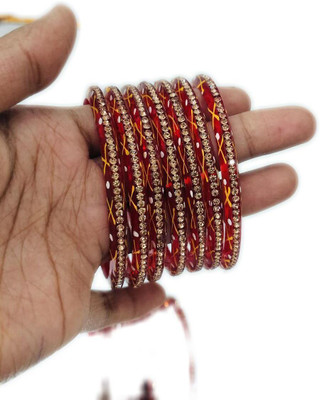 wear your shine with sk Plastic Bangle Set(Pack of 8)