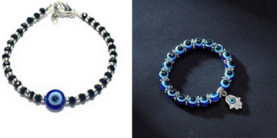 P R Production Brass Charm Bracelet(Pack of 2)