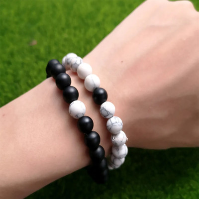 Shivarth Stone Beads, Agate, Crystal Bracelet(Pack of 2)