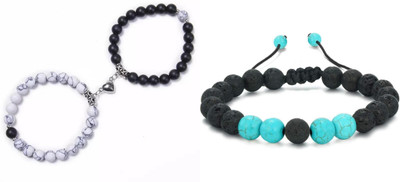 Malas Collection Stone, Alloy Bracelet Set(Pack of 2)