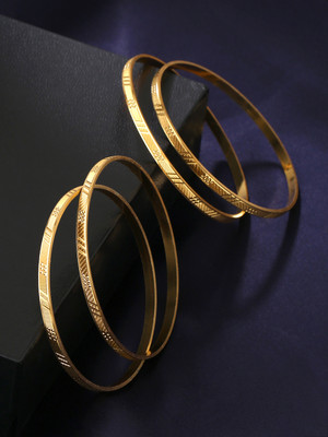 Kairangi Metal Bangle Set(Pack of 4)