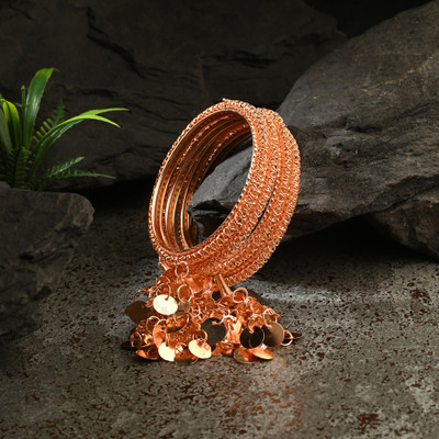 AFAST Metal Bangle Set(Pack of 2)