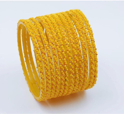 HouseOfCommon Glass Bangle Set(Pack of 12)