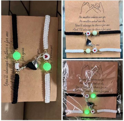 RVU Leather Bracelet(Pack of 2)