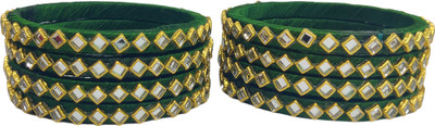 THECREATIONSHUB Plastic Bangle Set(Pack of 8)