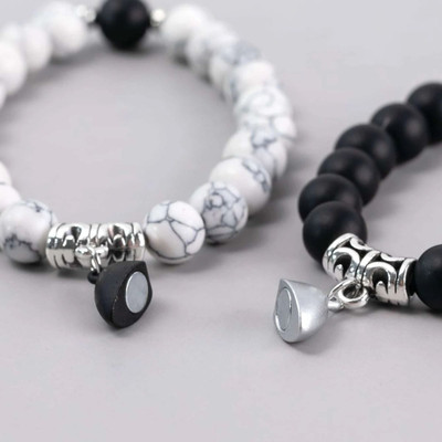 Teeragaj Stone Crystal Bracelet Set(Pack of 2)