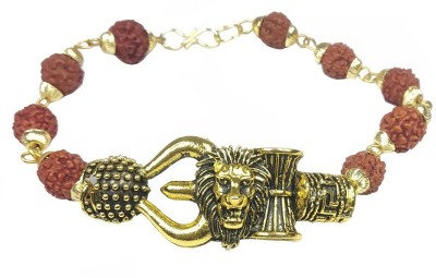 Malas Collection Rudraksha Gold-plated Bracelet Set