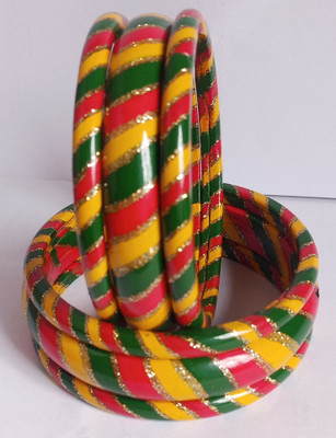 Lahti wala lac Lac Bangle Set(Pack of 6)