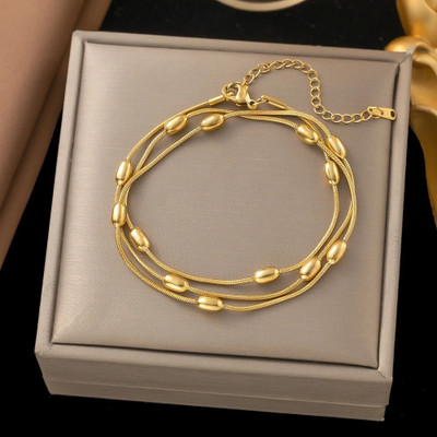 MYKI Stainless Steel Gold-plated Bracelet