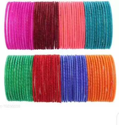 Dreamy Designs Glass Bangle Set(Pack of 96)