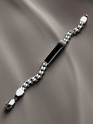 Fashion Frill Stainless Steel Silver Bracelet