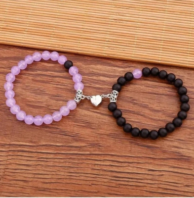 KRISHMAYATOZ Crystal Beads Bracelet Set(Pack of 2)