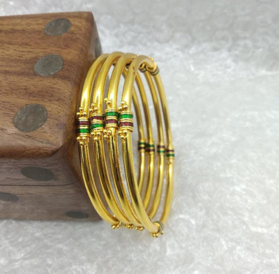 Parabi Plastic Bangle Set(Pack of 4)