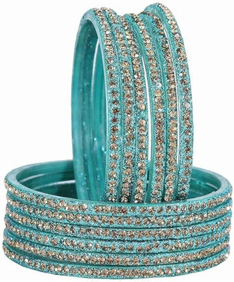 KANGANWORLD Glass Bangle Set(Pack of 12)
