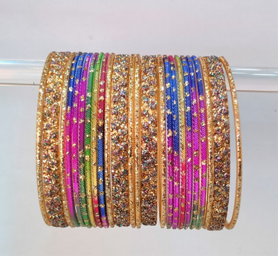 Rudra Metal Bangle Set(Pack of 10)
