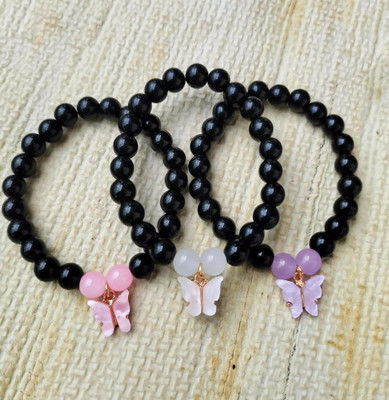 Jexo Copper, Glass Beads Bracelet Set(Pack of 3)