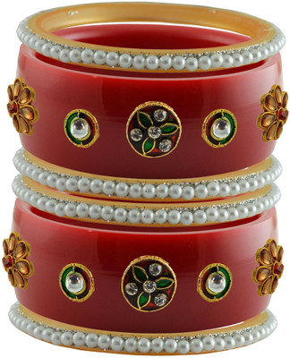 maya fashion Brass Bangle Set(Pack of 6)