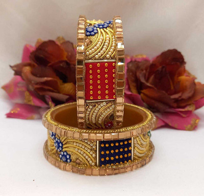 Rajwadi Plastic Pearl Bracelet Set(Pack of 2)
