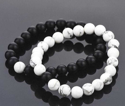 ruby collection Crystal Beads Bracelet Set(Pack of 2)