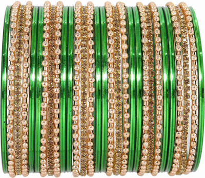 NMII Metal Gold-plated Bangle Set(Pack of 30)