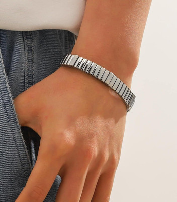 VAMA Stainless Steel Silver Bracelet