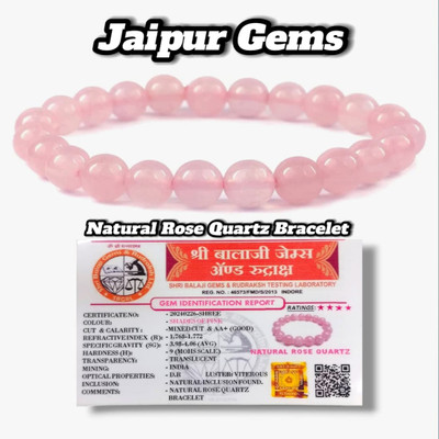 Ismail Gems Wholesaler Rose Quartz Quartz Bracelet