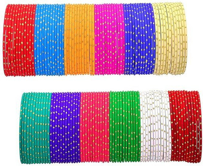 Rudra Enterprises Metal Bangle Set(Pack of 10)