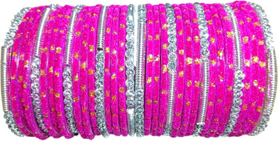 NEEKEY Glass Bangle Set(Pack of 34)
