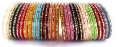 Shakya Creations Plastic Bangle Set(Pack of 28)