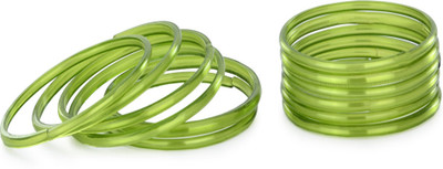 AFAST Glass Bangle Set(Pack of 10)