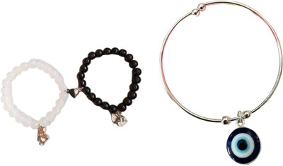 White Chimes Metal, Alloy Sterling Silver Bracelet(Pack of 4)