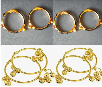 DHASRAM Metal Bangle Set(Pack of 8)