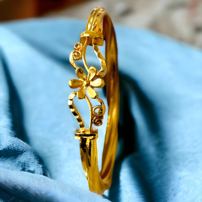 maa sitala store Brass Gold-plated Bracelet Set(Pack of 2)