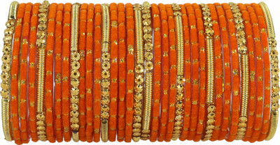 ZULKA Glass Bangle Set(Pack of 34)