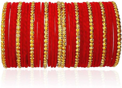 ARENTERPRISES Glass Bangle Set(Pack of 34)