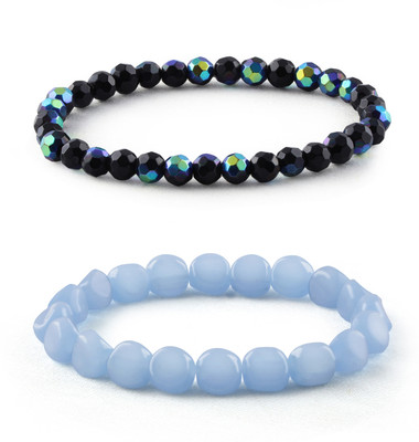 TAP Fashion Glass Crystal Bracelet Set(Pack of 2)