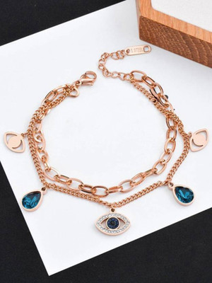 Faizam Collection Stainless Steel Gold-plated Bracelet