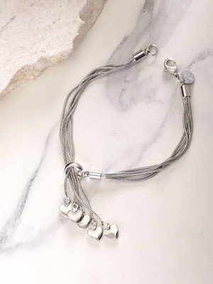 Divastri Alloy Silver Bracelet