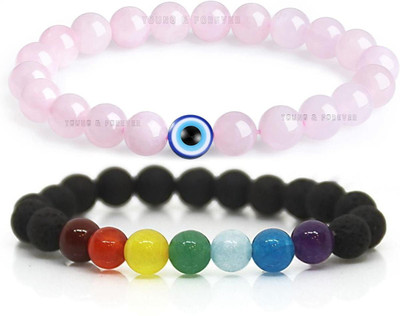 IKONKARR Stone, Crystal Bracelet(Pack of 2)