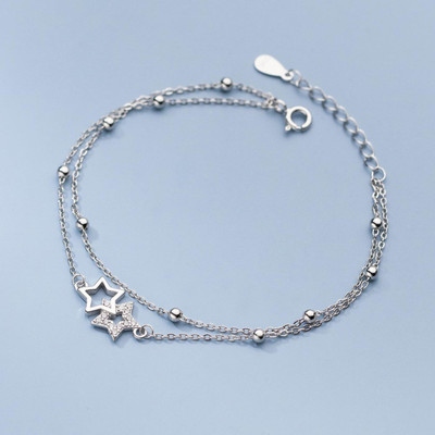 MYKI Stainless Steel Cubic Zirconia Bracelet